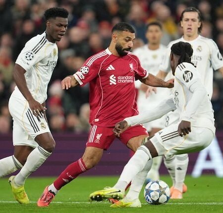 Hasil UCL : Main Di Anfield, Liverpool Berhasil Tundukkan Real Madrid Dengan Skor 1-0