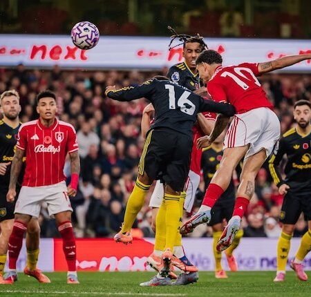 Hasil EPL 2025/2026 : Main Imbang 2-2 Lawan Nottingham Forest, Kemenangan Beruntun Manchester United Terhenti