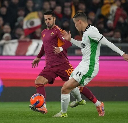 Hasil Serie A: Dominasi Roma Berbuah Tiga Poin, Sassuolo Takluk 0-2 di Olimpico