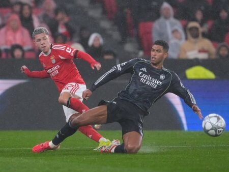 Hasil UCL: Real Madrid Tumbang 2-4 di Kandang Benfica