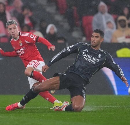 Hasil UCL: Real Madrid Tumbang 2-4 di Kandang Benfica