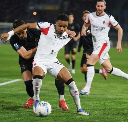 Hasil Serie A: AC Milan Menang Tipis 2-1 Atas Tuan Rumah Pisa