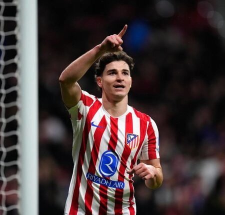 Cetak Gol Indah Saat Lawan Barcelona, Julian Alvarez Akui Terinspirasi Lionel Messi