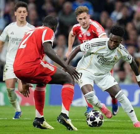 Real Madrid Tumbang di Bernabeu, Bayern Unggul 2-1 di Leg Pertama Perempat Final UCL